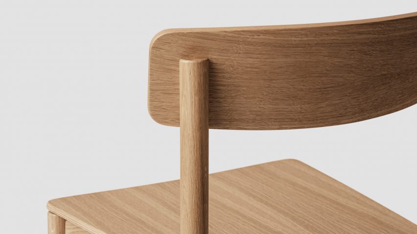 Pearson Lloyd gives flat-pack furniture an upgrade with Cross chair