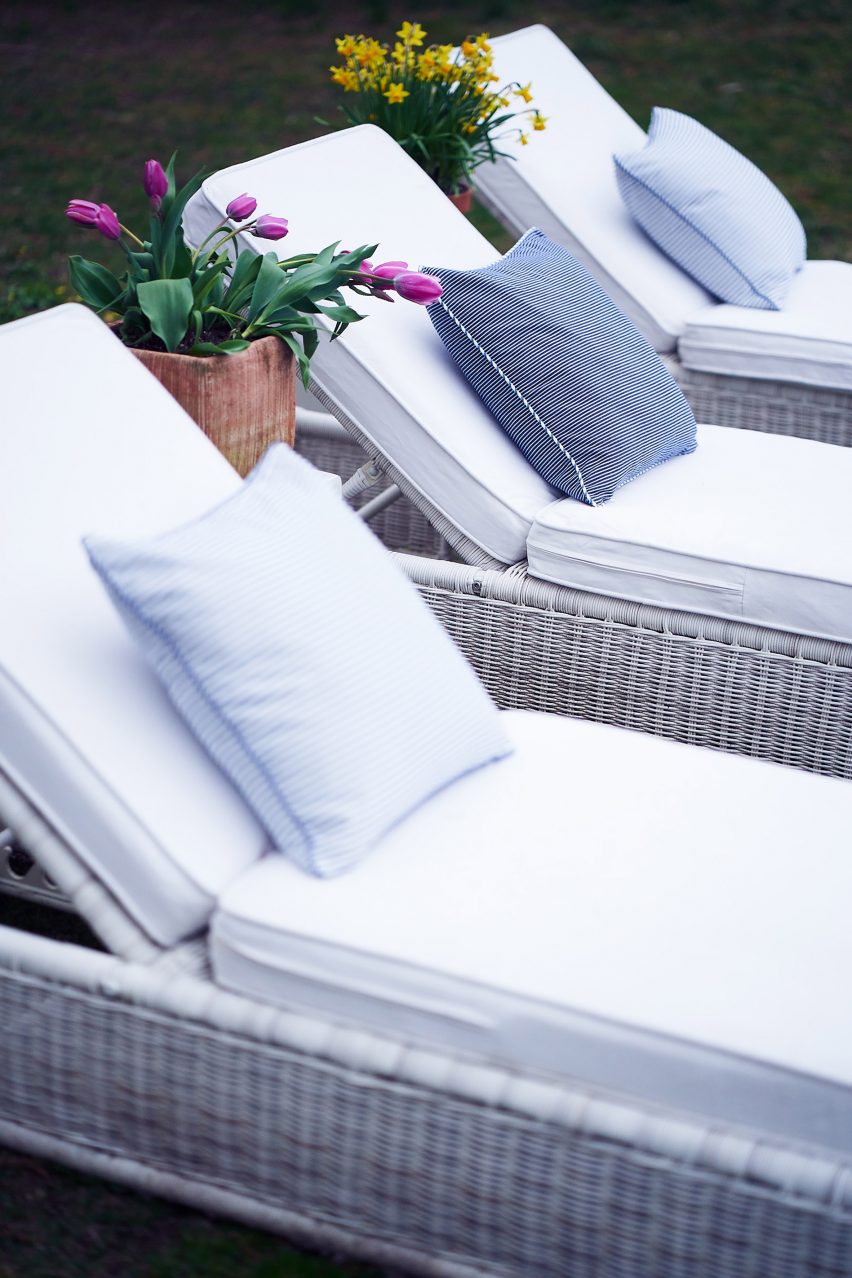 A Room at the Beach boutique hotel by Lucy Swift Weber and Charles Lemonides in Bridgehampton, New York