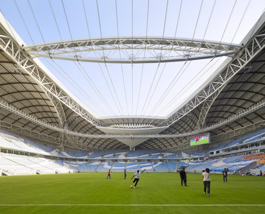 Al Wakrah Stadium for the 2022 World Cup in Qatar by Zaha Hadid Architects