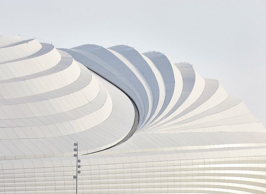 Al Wakrah Stadium for the 2022 World Cup in Qatar by Zaha Hadid Architects