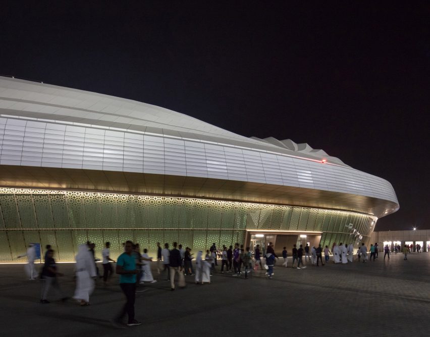 Al Wakrah Stadium for the 2022 World Cup in Qatar by Zaha Hadid Architects