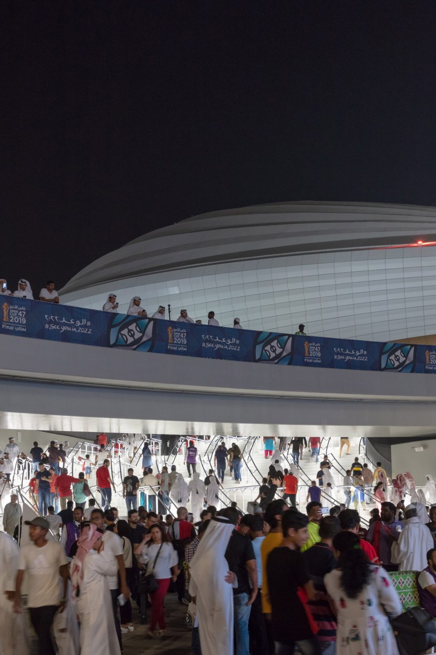 Al Wakrah Stadium for the 2022 World Cup in Qatar by Zaha Hadid Architects