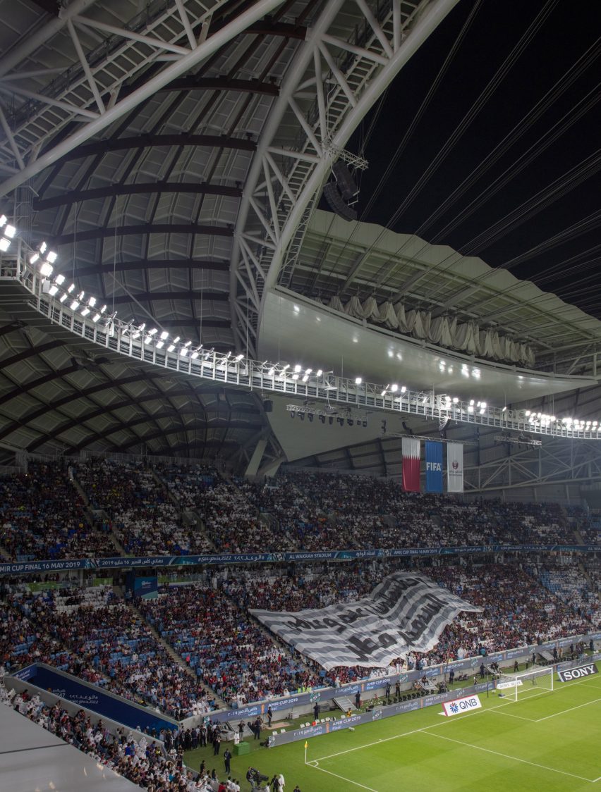 Al Wakrah Stadium for the 2022 World Cup in Qatar by Zaha Hadid Architects