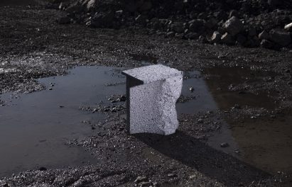 Moon Rock aluminium furniture by Studio Furthermore