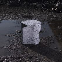 Moon Rock aluminium furniture by Studio Furthermore
