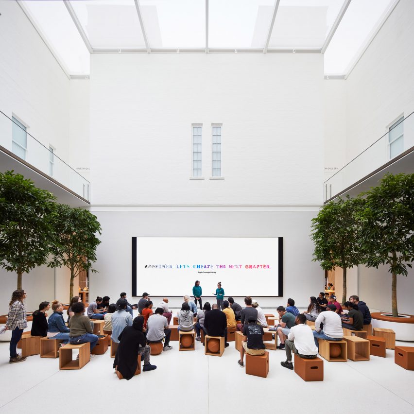 Apple Carnegie Library by Foster+Partners in Washington, DC