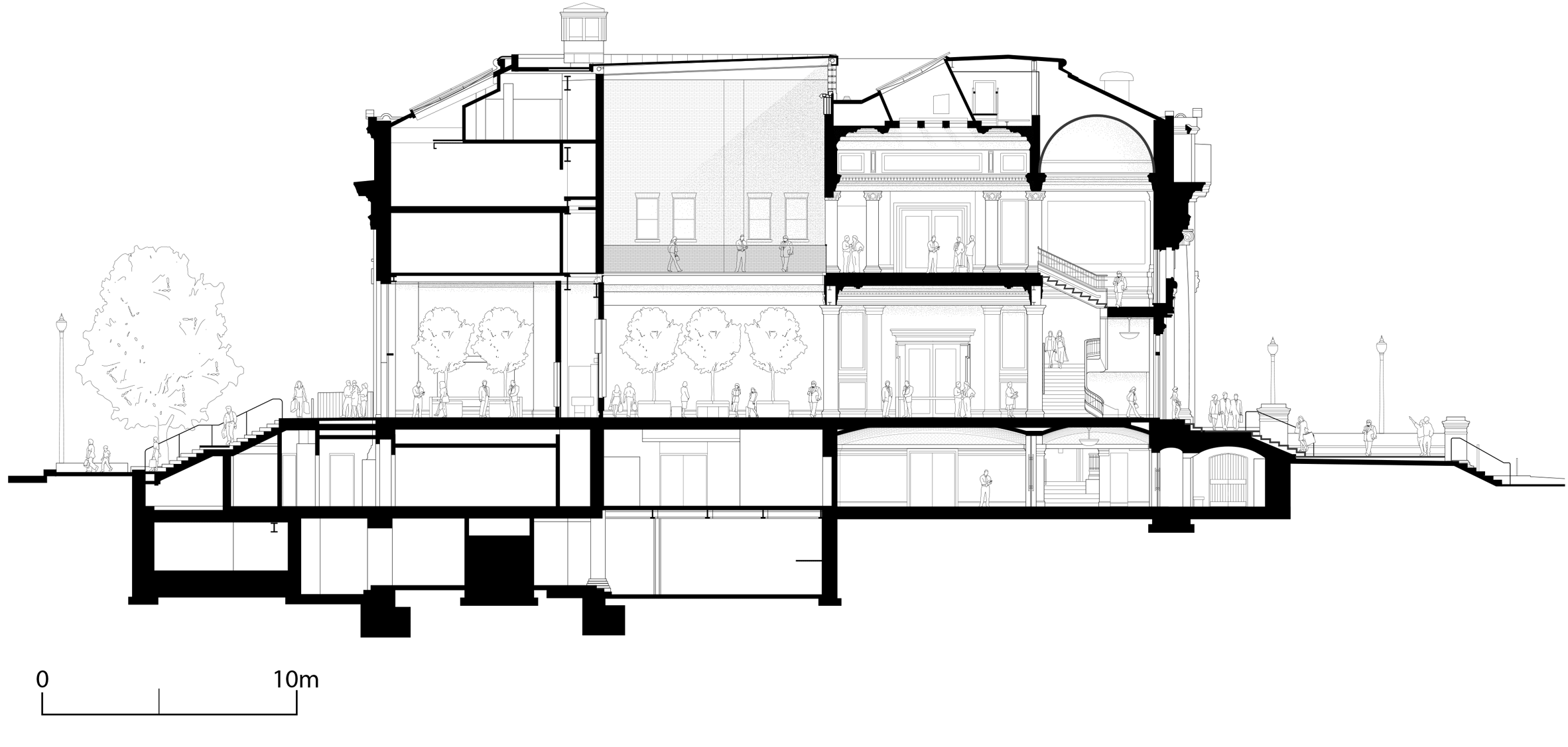 Apple Carnegie Library by Foster+Partners in Washington, DC