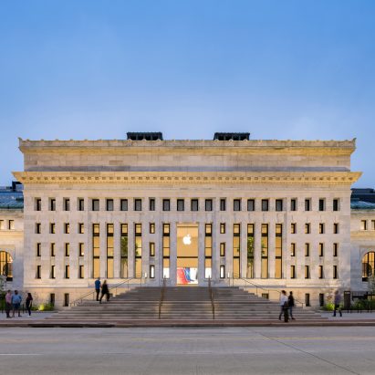 Apple Carnegie Library by Foster+Partners in Washington, DC