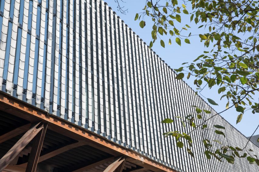 Atelier FCJZ's Jishou Art Museum doubles as a pedestrian bridge