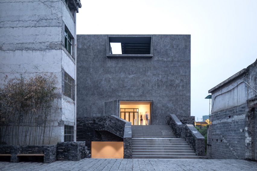 Atelier FCJZ's Jishou Art Museum doubles as a pedestrian bridge