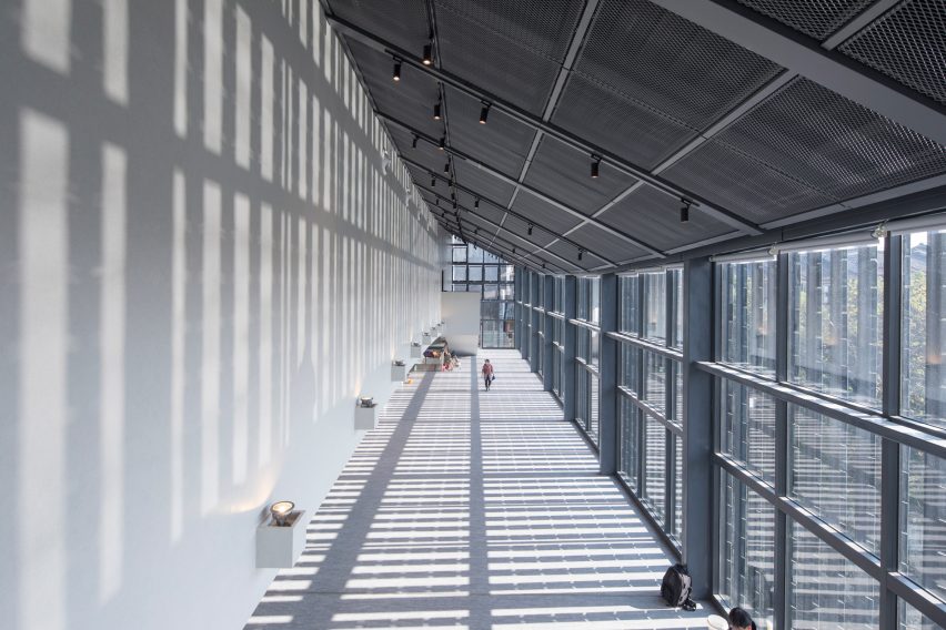 Atelier FCJZ's Jishou Art Museum doubles as a pedestrian bridge