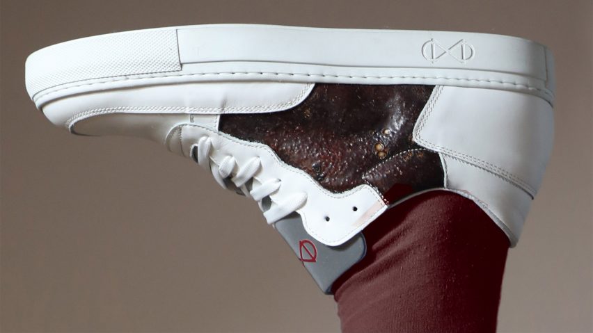 Shahar Livne makes bio-leather shoes from slaughterhouse waste