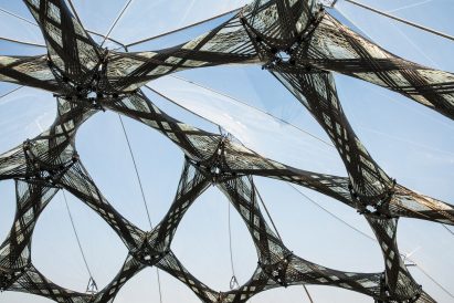 University of Stuttgart creates biomimetic pavilions for the Bundesgartenschau horticultural show in Germany