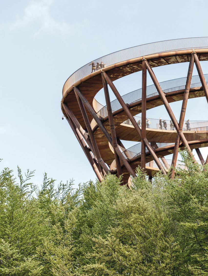 Camp Adventure tower in Denmark by EFFEKT
