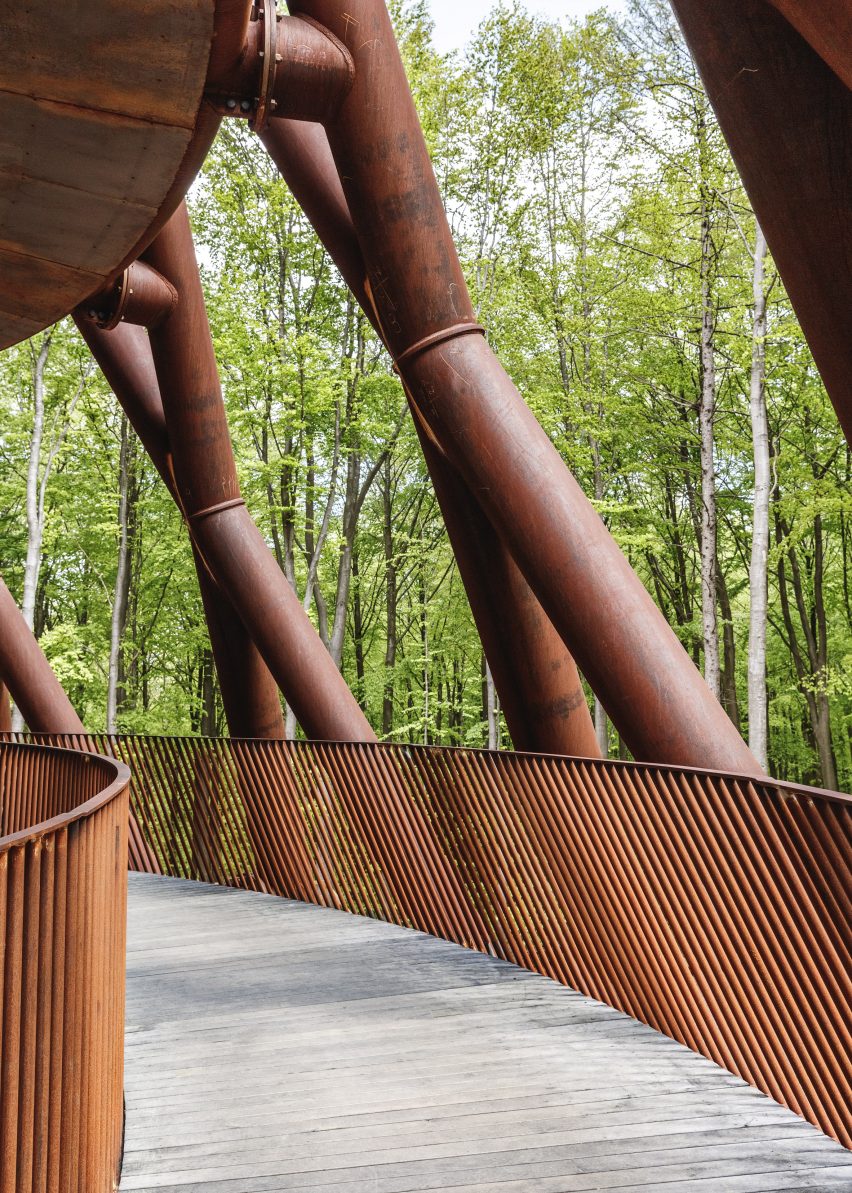 Camp Adventure tower in Denmark by EFFEKT