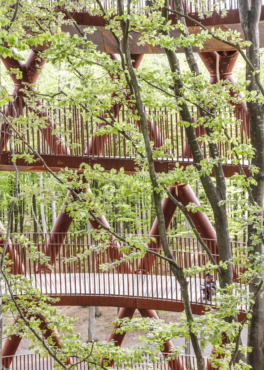 Camp Adventure tower in Denmark by EFFEKT