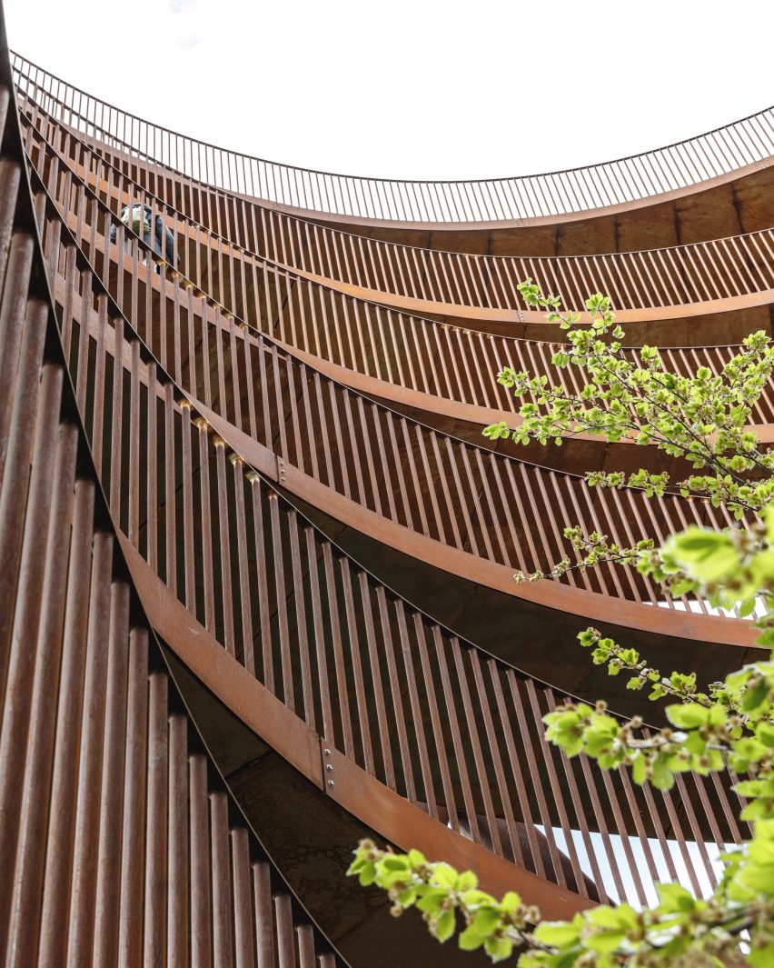 Camp Adventure tower in Denmark by EFFEKT