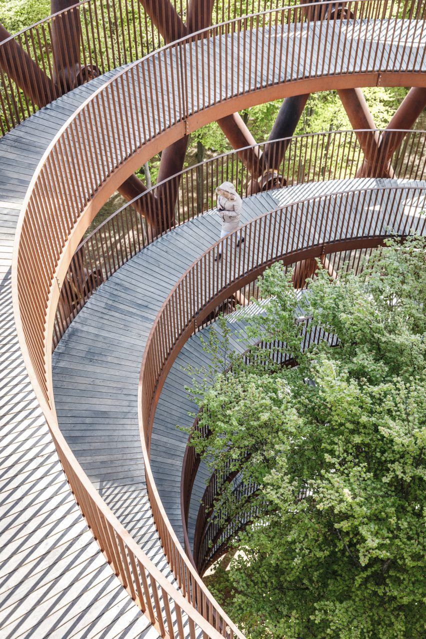Camp Adventure tower in Denmark by EFFEKT