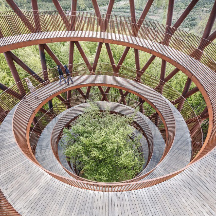 Camp Adventure tower in Denmark by EFFEKT