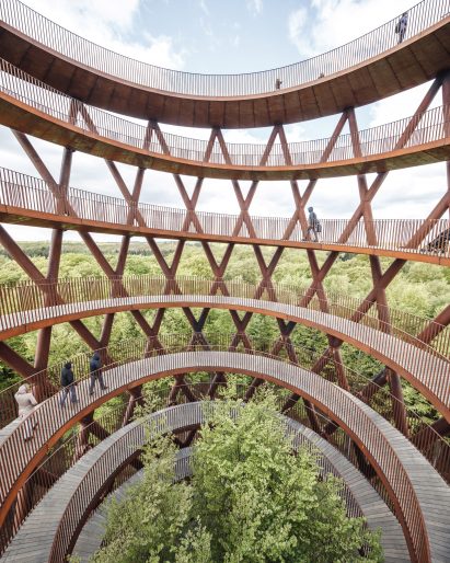 Camp Adventure tower in Denmark by EFFEKT
