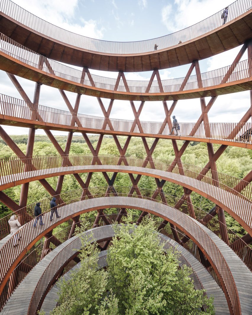 Camp Adventure tower in Denmark by EFFEKT