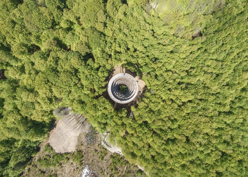 Camp Adventure tower in Denmark by EFFEKT