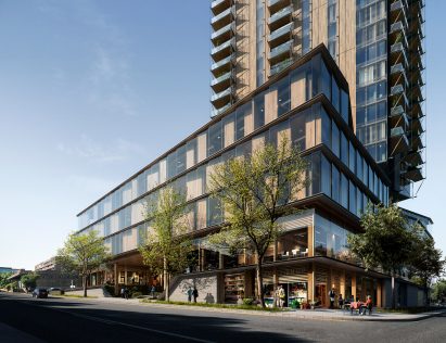 Canada Earth Tower by Delta Land Development and Perkins+Will in Vancouver, British Columbia, Canada