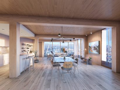 Canada Earth Tower by Delta Land Development and Perkins+Will in Vancouver, British Columbia, Canada
