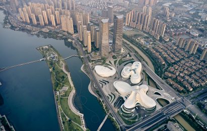 Changsha Meixihu International Culture and Art Centre by Zaha Hadid Architects