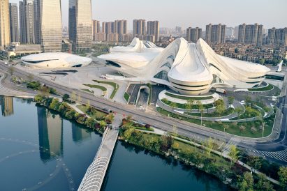 Changsha Meixihu International Culture and Art Centre by Zaha Hadid Architects