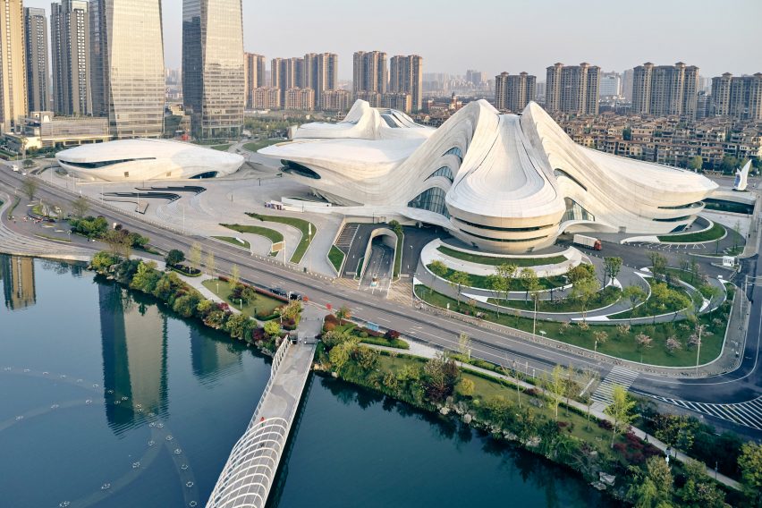 Changsha Meixihu International Culture and Art Centre by Zaha Hadid Architects