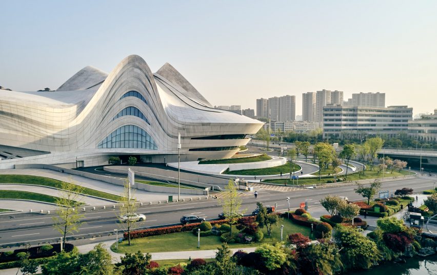 Changsha Meixihu International Culture and Art Centre by Zaha Hadid Architects