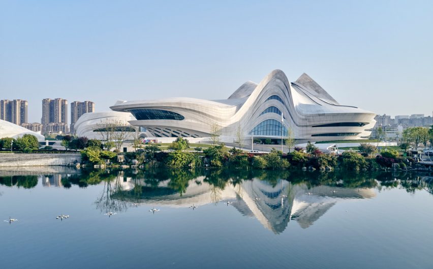 Changsha Meixihu International Culture and Art Centre by Zaha Hadid Architects