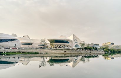 Changsha Meixihu International Culture and Art Centre by Zaha Hadid Architects