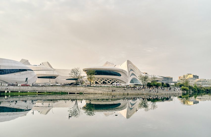 Changsha Meixihu International Culture and Art Centre by Zaha Hadid Architects