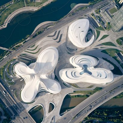 Changsha Meixihu International Culture and Art Centre by Zaha Hadid Architects