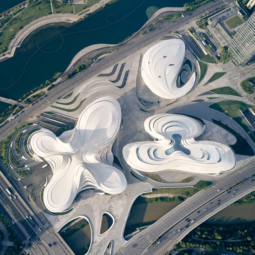 Changsha Meixihu International Culture and Art Centre by Zaha Hadid Architects