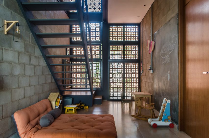 Cobogo House by Guilherme Fiorotto in Sao Paulo, Brazil