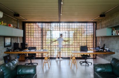 Cobogo House by Guilherme Fiorotto in Sao Paulo, Brazil