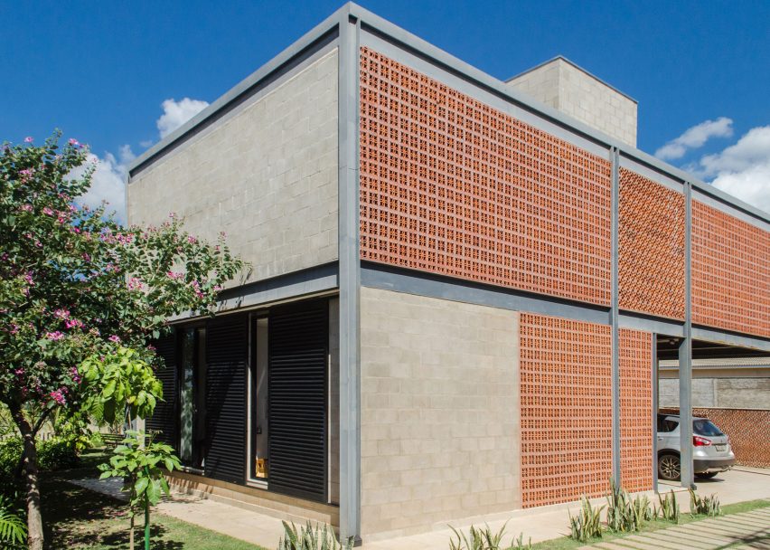 Cobogo House by Guilherme Fiorotto in Sao Paulo, Brazil