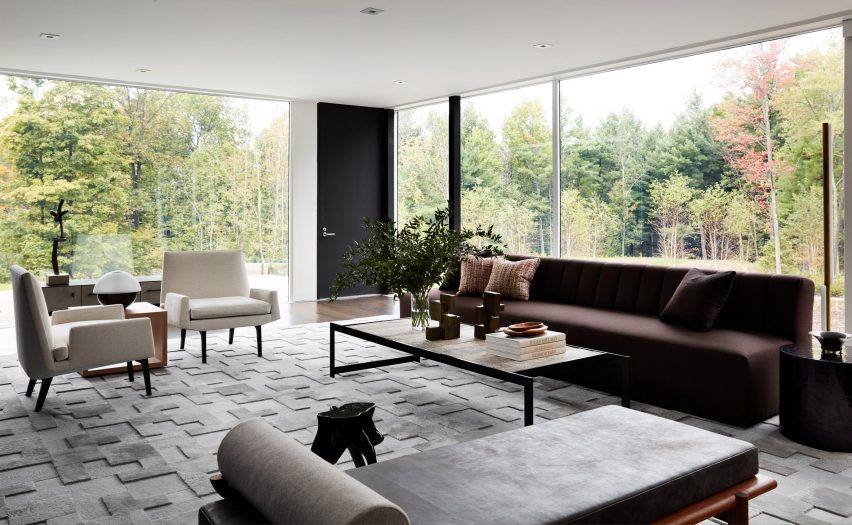 Columbia County glass house residence by Drake/Anderson in upstate New York
