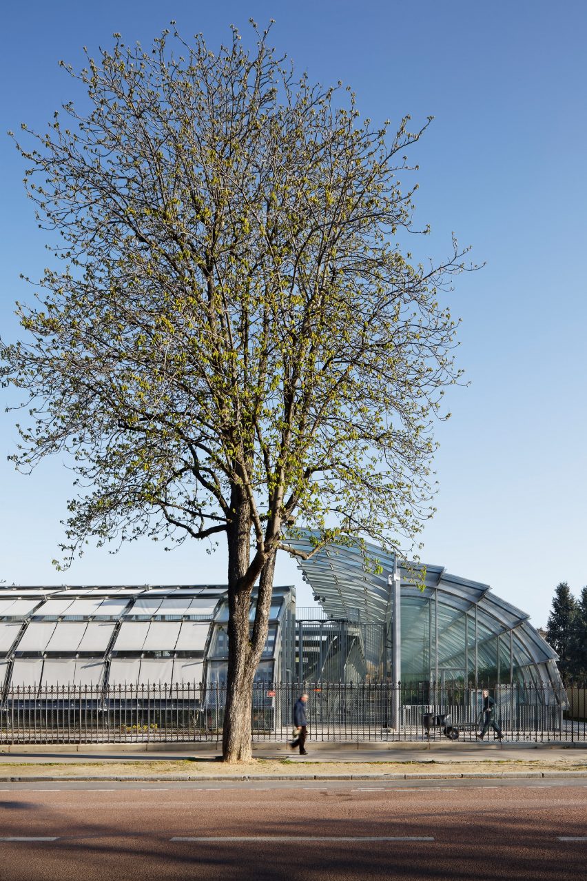 Simonne Mathieu at Roland Garos, the home of the French Open, by Marc Mimram Architecture & Associés