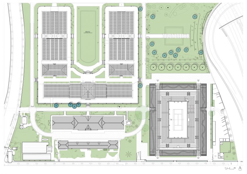 Simonne Mathieu at Roland Garos, the home of the French Open, by Marc Mimram Architecture & Associés