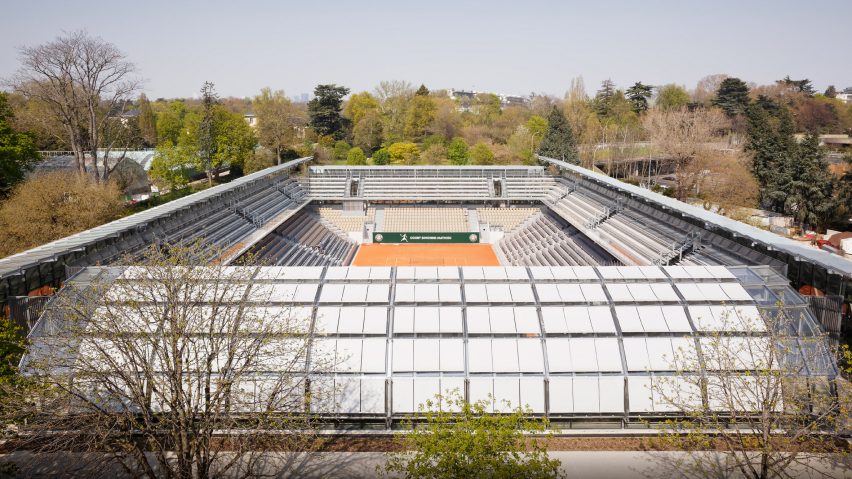Simonne Mathieu at Roland Garos, the home of the French Open, by Marc Mimram Architecture & Associés