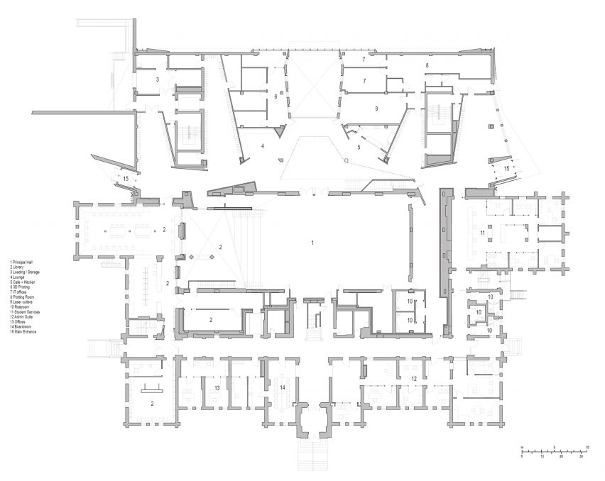 Daniels Building at the University of Toronto, Ontario, Canada