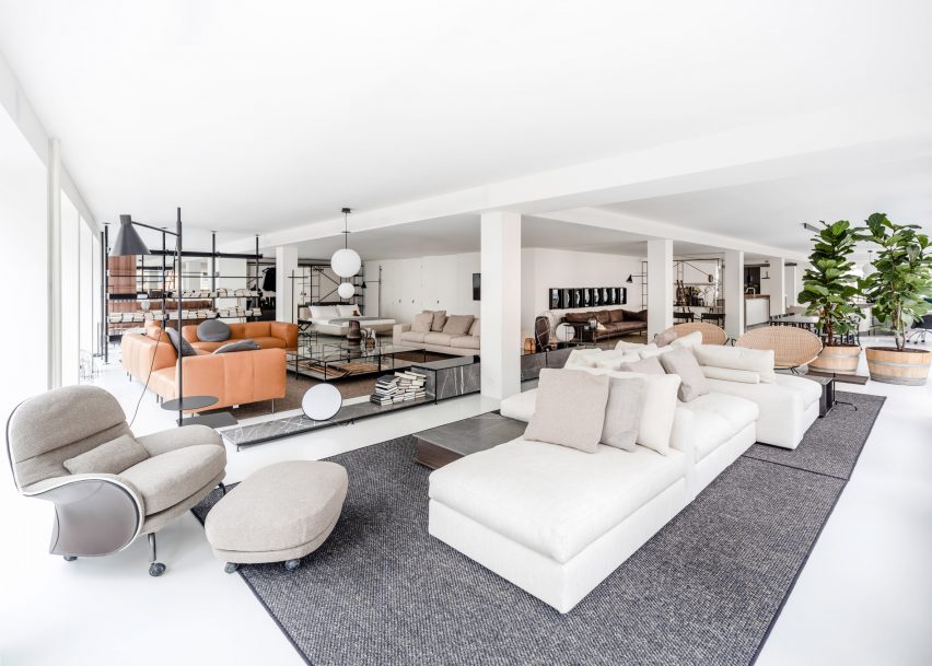 DePadova London showroom, Chelsea, designed by Piero Lissoni