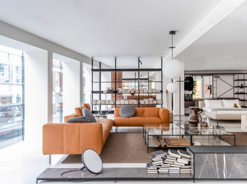 DePadova London showroom, Chelsea, designed by Piero Lissoni