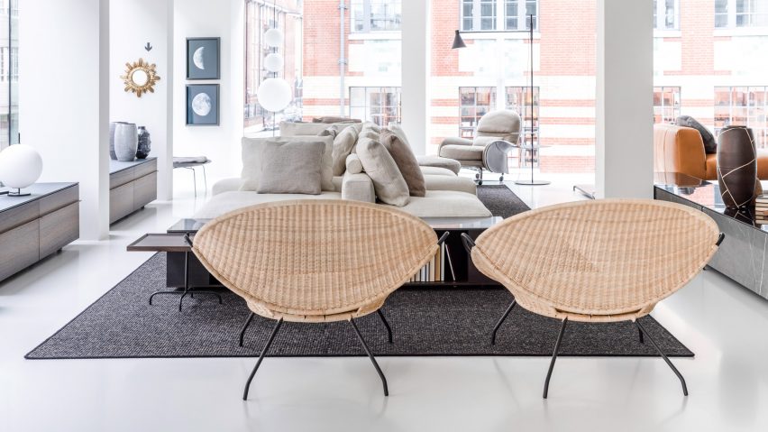DePadova London showroom, Chelsea, designed by Piero Lissoni