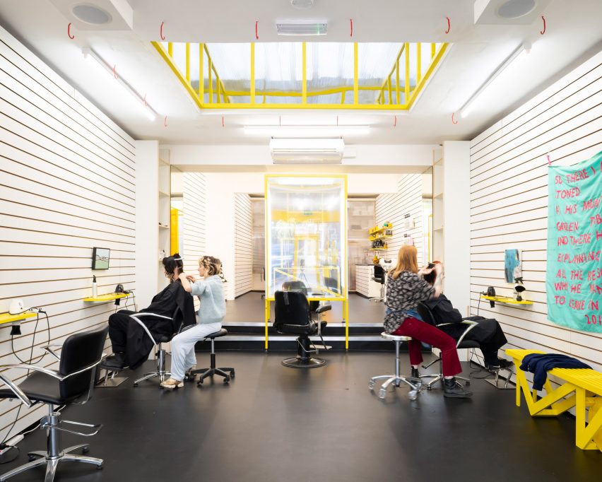 DKUK hair salon by Sam Jacob Studio