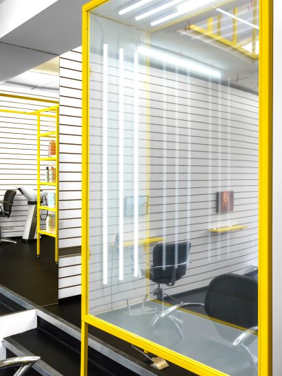 DKUK hair salon by Sam Jacob Studio